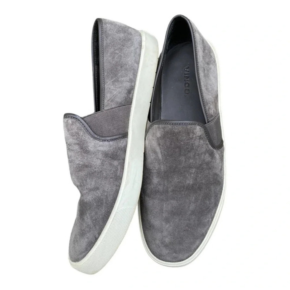 Vince grey suede slip on sneaker size 8 - Picture 3 of 7
